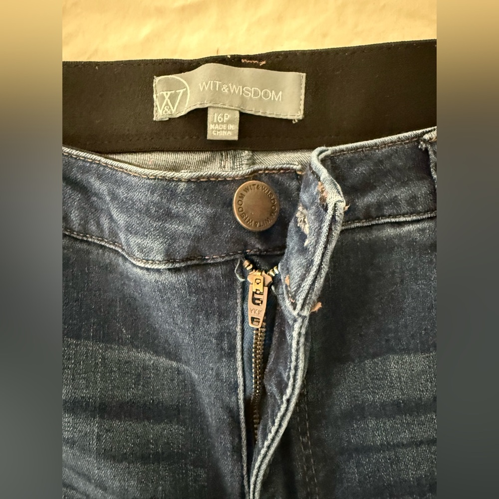 Wit & Wisdom Dark Blue Bootcut Jeans - Picture 2 of 5